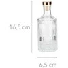 Home Styling Collection Butelis su kamščiu stiklinė 250 ml