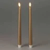 Mondex Vaškuotos stalo žvakės su LED, 27 cm