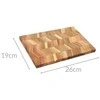 Excellent Houseware Virtuvinė akacijų pjaustymo lenta serviravimui, 30x20 cm