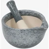 Kitchen Craft Virtuvinis skiedinys su grūstuvu, keramikinis, baltas