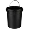 5five Simply Smart Vonios kambario krepšelis Šiukšliadėžė Balta Kojos pedalas Aukštos kokybės Elegant 3 L juoda