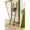 Zeller Vonios kopėčios SURI BAMBOO, juoda spalva, Wenko