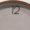 Nežinomas Sieninis laikrodis rudas 29,5 cm - klasikinis dizainas