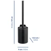 Wall-mounted silicone toilet brush PORTO, WENKO
