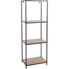 Trends4You Metalinis Stendas 46x30x130 cm Juodas