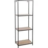 Trends4You Metalinis Stendas 46x30x130 cm Juodas