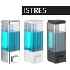 Wenko ISTRES muilo ir dezinfekcijos skysčio dozatorius, sidabras, 320 ml, Weko