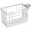 WENKO shower rod basket, stainless steel, 20 x 12 x 13 cm