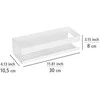 WENKO wall shelf, 10.5 x 8 x 30 cm