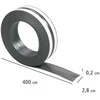 Tesa Worktop Sealing Tape 4mx28mm Pilkas