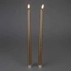 Mondex Vaškuotos stalo žvakės su LED, 38 cm