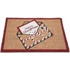 Home Styling Collection Kokoso pluošto kilimėlis 59x39 cm, laiškas Kalėdų Seneliui