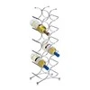Zeller 27357 Wine Rack 21.5 x 15.5 x 67.5 cm Chrome