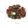 Atmosphera Žvakidė su kankorėžiais ir niekučiais, 19 cm