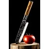 Japoniško plieno peilis STYLE DE VIE Olive Forged, Santoku, 18 cm