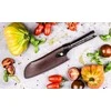 Odinis dėklas STYLE DE VIE Leather, Forged Santoku 18cm peiliui