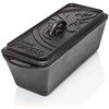 Stačiakampis ketaus indas PETROMAX K4 su dangčiu, 13.4 x 13 x 13.5 cm, 2.4 l