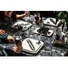Steiko peiliai LAGUIOLE Premium Line by STYLE DE VIE, 6 vnt. su stovu, Juodas Stonewash