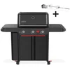 Weber Genesis E-330WR Stealth Edition – premium klasės dujinis grilis su sukamo iešmo sistema
