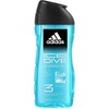 Adidas Ice Dive Dušo želė 3-In-1 Dušo želė vyrams, 250 ml