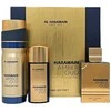 Al Haramain Amber Oud Bleu Edition rinkinys: 75ml EDP purškiklis + 30ml EDP purškiklis + 200ml dezodorantas