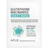 APLB Glutathione Niacinamide Sheet Mask lakštinė veido kaukė, 25 ml