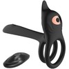 B Series Magic RING Stimuliatorius - Dvigubas vibruojantis žiedas - USB 10 funkcijos / nuotolinio valdymo pultas