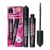 Benefit Duo Set: Badgal Bang! Volumizing Blakstienų tušas apimties suteikiantis blakstienų tušas, atspalvis: 1 Intense Pitch Juodas, 2 x 8,5g