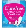 „Carefree“ medvilniniai įklotai „Flexiform Fresh Scent“ – gaivus kvapas, 1 pakuotė – 56 vnt.