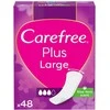 Carefree Plus Dideli higieniniai įklotai Aloe Vera Scent 48 vnt.