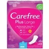Carefree Plus Large higieniniai įklotai šviežio kvapo 48 vnt.