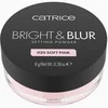 Catrice Bright &amp; Blur matinė fiksuojanti pudra, 020 Soft Rožinė, 8 g