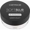 Catrice Soft Blur Polvos Fijadores Matificantes 001-Translucent, 8 g
