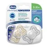 Chicco Raminantis čiulptukas lengvas silikoninis lumi 2vnt 6-16m