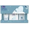 Chicco Natural Sensation tualeto reikmenų rinkinys 3 dalys