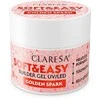 Claresa Soft&amp;Easy statybinis gelis „Golden Spark“ 45 g