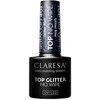 Activeshop Mėlyna Hibridinis viršutinis sluoksnis Claresa Top No Wipe, Glitter Mėlyna 5 g