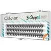Clavier BeShaped jedwabne kępki rzęs skręt B 10D 8mm