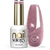 Clavier Nailsology hibridinis nagų lakas su blizgučiais 122 Princess Rožinė 8ml