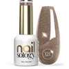 Realac Clavier Nailsology hibridinis nagų lakas su blizgučiais 121 Rose Goddess 8ml
