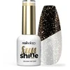 Clavier Nailsology Sun Shine brokatowy top hybrydowy Auksinis 8ml