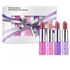 Clinique CLINIQUE_SET Clinique Kisses Pop Longwear Lipstick pomadka Nude Pop 3,8g + Blush Pop 3,8g + Fig Pop 3,8g + Plum Pop 3,8g