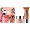 Clinique „Sunkissed Essentials“ rinkinys: drėkinamasis veido kremas 30 ml + savaiminio įdegio gelis be aliejaus 30 ml