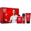Set Cristiano Ronaldo: CR7 Eau De Toilette For Men, 100 ml + CR7 Dušo želė For All Skin Types, 150 ml + CR7 Scented Purškiklis For Men, 150 ml