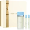 Dolce&Gabbana Dolce ir Gabbana Light Mėlyna rinkinys moterims (EDT, 100 ml + EDT, 10 ml + EDT, 10 ml)