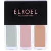 Elroel All Cover Trio Rožinė/Mint/rusvai gelsvas, 4.5 g