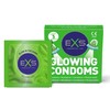 EXS Glow in the Dark Condoms 3-Pack | Odorless Thin Latex