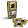 EXS Magnum Large Size 60mm Latex Condoms 12-Pack Flared Comfort Fit