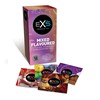 EXS Mixed Flavored Condoms 12-Pack - Strawberry, Chocolate, Cola, Bubble-Gum
