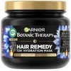 Garnier Botanic Therapy drėkinamoji kaukė sausiems plaukams su aktyvuota anglimi ir juodųjų kmynų aliejumi 340ml